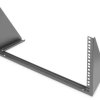 Digitus DN-48005 19-calowy uchwyt ścienny na sprzęt 6 U Pasuje do głębokości szafy: od 300 mm czarny (ral 9005) 19 cal