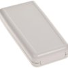 ABS handheld enclosure, (L x W x H) 141.6 x 68.65 x 25 mm, light gray, IP20, 4U34140703011