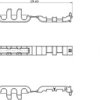 Cable fixing, for automotive connector, 2282251-1