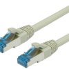 kabel LAN Value 21.99.0864, 1 szt., RJ45, CAT 6a, S/FTP, 0.30 m, szary