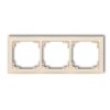 DECO Ramka 3 potrójna uniwersalna z tworzywa DECO Soft beżowy 1DRSO-3 KARLIK