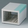 ABS enclosure, (L x W x H) 130 x 185 x 124 mm, gray white (RAL 9002), IP40, B2213215