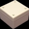 ABS enclosure, (L x W x H) 56 x 56 x 28 mm, light gray (RAL 7035), IP54, 1594AGY