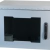 Wall enclosure, 7 U, (H x W x D) 540 x 600 x 450 mm, IP55, steel, gray, 691707IP55.1G