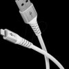 74510 Sync & charge cable, USB-A -> Lightning, 60 W, 0.5 m, textile, w