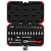 Gedore RED 3300051 Socket Wrench Set 1/4" 33 Pieces 4-13 mm