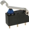 Mikroprzełącznik D2HW-A231D; OMRON; dźwignia symolująca rolkę 20mm;IP67