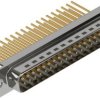 D-Sub plug, 37 pole, standard, equipped, straight, wire-wrap, 09670375616