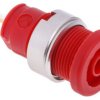 Gniazdo bananowe Żeński Wypustka typ Gniazdo bananowe Czerwony 25A Hirschmann Test & Measurement rozmiar 4 mm