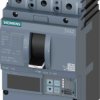 Wyłącznik kompaktowy MCCB, 3-biegunowy, 100A, 690V, Stałe, Siemens, 3VA