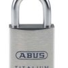 Kłódka odporna na warunki pogodowe średnica szekli: 7mm ABUS z kluczem W budynkach, na zewnątrz Tytan Szary