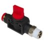Zawór regulacyjny pneumatyczny Shunt off valve z przełącznikiem pokrętnym R 1/8 Norgren 1/8 2 portowy