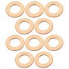 10 pcs M3x7x0.7mm Insulating Pressboard Washer - Brown