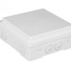 Puszka naścienna przyłączeniowa 130x52x130 mm, z 4 dławnicami, IP54, odporna na UV, NPP130 biała 35390006