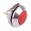 Red Off-(On) 16mm Metal Round Push Button Switch IP65 SPST