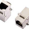 encitech 3101S-CAT6a sprzęgło podwójne RJ45 encitech 3101S-CAT6a 2101-0115-06 sprzęgło podwójne Ilość pinów 8P8C metal 1