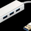 USB-0503 USB 3.0 3-port hub + 1x Gigabit Ethernet