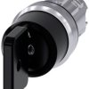 Siemens 3SU10504HL110AA0 3SU1050-4HL11-0AA0 Przełącznik kluczykowy 2 x 45 ° IP66, IP67, IP69/IP69K 1 szt.