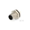 TE Connectivity T4140012041-000 M12 Male Rear Mount 4P Unshrouded Connector