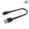Kabel Green Cell GCmatte USB - Lightning 25cm do iPhone, iPad, iPod, szybkie ładowanie