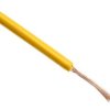 Przewód jednożyłowy linkowy, 2491X, 0,5 mm², 16/0,2 mm, 20 AWG, PVC, 500 V, Żółty, dł. 100m, RS PRO