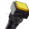 Kontrolka 12V żółta, kwadratowa 12mm