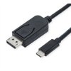 Adapter ROLINE USB typu C - DisplayPort, v1.4, M/M, 2 m
