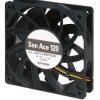 Sanyo Denki Wentylator osiowy 9GV 12V dc 20.16 W 290.5 m³/h 58 dBA 1.68 A 120 mm 120mm 25.4 mm