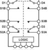 High Voltage Latch-up Proof Quad SPDT Switches