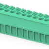 PCB terminal, 16 pole, pitch 3.5 mm, AWG 30-14, 11 A, cage clamp, green, 1-284506-6