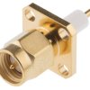 Złącze koncentryczne Montaż na panelu Męski 50Ω typ złącza Złącze SMA 0 to 18GHz Lutowane