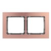 Deco Ramka Uniwersalna Podwójna - Aluminium Szczotkowane (Ramka: Kolor...