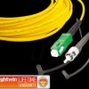 LSP-09 SC/APC-ST/APC 1.0 Simplex fibre optic patch cable, SM OS2, SC/APC - ST/APC, 1.0 m