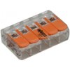 Szybkozłączka 5x 0,2-4,0mm2 uniwersalna (na drut / na linkę) 450V/32A ORYGINALNA woreczek 10szt. 221-415