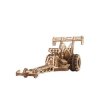 Top Fuel Dragster - minisamochód - model mechaniczny do składania - fornir - 321 elementów - Ugearsmodels