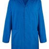 Fartuch laboratoryjny, Unisex, Królewski niebieski, rozmiar: XS, Wielorazowe