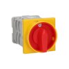 Łącznik krzywkowy 63A 0-1 mocowany do pulpitu żółto-czerwony z czołem zamykanym ŁK63-2.8211\P08