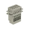 Złączka; rozłączna; 769-605; 5 torów; R=5,00mm; 40,3mm; 32A; 500V; na przewód; proste; do wszystkich rodzajów przewodów; sprężyn