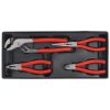 Sealey TBT02 Tool Tray with Pliers Set 4pc