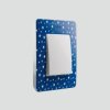 Simon Detail 82 Ramka pojedyncza Detail ORIGINAL-imagine INDYGO gwiazdki / podstawa Biała 8200610-221