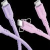 81273 Sync and charging cable, USB-C, silicone, 1.5 m, purple/pink, se