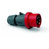 Bals Elektrotechnik 200 CEE Plug 16A 5-Pin 400V Screwless Red RAL3000