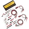 Fluke 1277073 TL81A Safety Test Lead, 4 mm Banana Jack, 1m, Black/Red, 1 Set