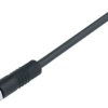 Sensor actuator cable, M8-cable socket, straight to open end, 8 pole, 2 m, PUR, black, 1.5 A, 77 3406 0000 50008 0200