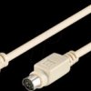 50222 PS/2 cable, plug to socket, 2 m