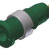 Gniazdo bananowe Żeński Połączenie lutowane typ Gniazdo bananowe Zielony 10A Hirschmann Test & Measurement rozmiar 2mm