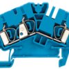Through terminal block, spring balancer connection, 0.5-4.0 mm², 3 pole, 32 A, 8 kV, blue, 1770860000