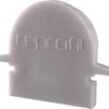 Deko Light 979621 Endkappe R-ET-01-08 Set 2 Stk, Grau Końcówka profilu tworzywo sztuczne (D x S x W) 23 x 6 x 13.5 mm 1