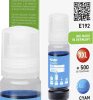 Tusz uzupełniający KMP do Epson EcoTank ET-2710104 (T00P2), cyjan