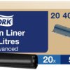 TORK Advanced 204040 Worek na śmieci 5 l tworzywo sztuczne czarny 1000 szt.